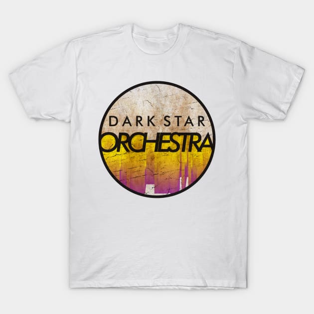 Dark Star Orchestra - VINTAGE YELLOW CIRCLE T-Shirt by GLOBALARTWORD